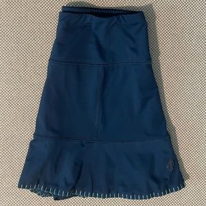 Jofit Tennis Skirt, Size S, Blue with Green Stitching